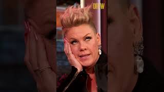 P!NK Takes Her Kids on Tour with Her | The Drew Barrymore Show | #shorts