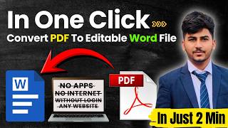 How to Convert PDF to Word in Seconds (No Extra Software Needed!)