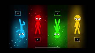 Stickman Party All Minigames - Stickman Tournament party -[1-2-3-4 player] Gameplay 2023 iOS