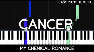 My Chemical Romance - Cancer (Easy Piano Tutorial)