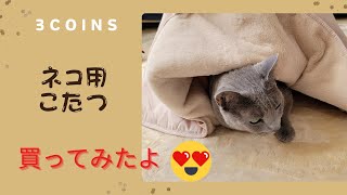 【3COINS】ネコ用こたつ買ってみた！