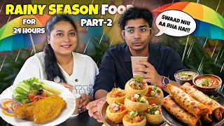 I only Ate Rainy Season Food for 24 Hours| PART-2