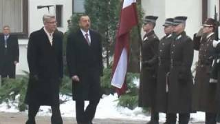 Azerbaidžānas Republikas prezidenta oficiālā vizīte Latvijā 17/01/2011