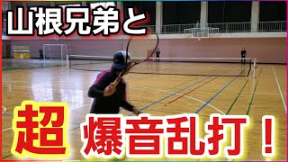 YONEXの新戦力と超爆音乱打をしてきました！【ソフトテニス】