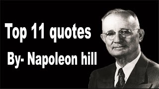 Best 11 Napoleon Hill Quotes that will change your Life | Napoleon Hill Quotes about Life |