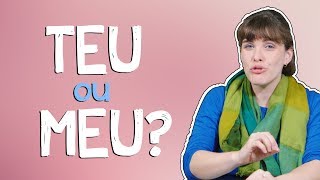 TEU ou MEU? -  DOMINE os Pronomes Possessivos em Francês