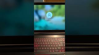 Acer Nitro 5 login test #shorts #youtube #tech