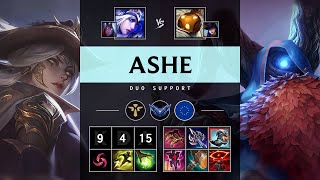 Ashe Support vs Bard: Dominating - EUW Diamond Patch 25.S1.1