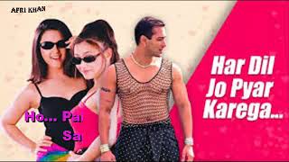 Har Dil Jo Pyar Karega | OST - Har Dil Jo Pyar Karega 2000 (karaoke no vocal cewek) | Lyrics Salm@n
