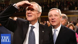 'I Will Miss My Friend': Durbin Gives Emotional Speech On Passing Of Harry Reid