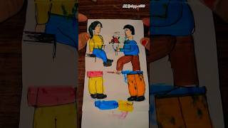 Inter_caste Love story ♥️💔 #short #drawing #viralshorts #trending