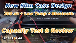 Review of 200ah Lithium Slim Case Battery with JBD BMS Bluetooth & Low Temp Protection