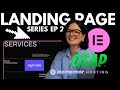 GSAP ELEMENTOR LANDING PAGE SERIES - VID 2/8 - Elementor WordPress Tutorial Flex Container