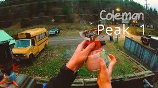 COLEMAN PEAK 1 - An Inexpensive and Lightweight Backpacking Stove.