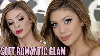 SOFT ROMANTIC GLAM | 2 LIP OPTIONS