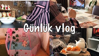 Günlük ev işleri🌹Gül çayı ☕️menimle bir gün /temizlik/sessiz vlog #asmr