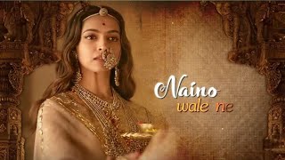 Padmaavat: Nainowale Ne Lyrical Song | Deepika Padukone | Shahid Kapoor | Ranveer Singh