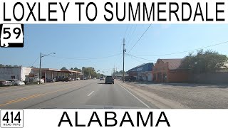 Loxley to Summerdale, Alabama State Route 59