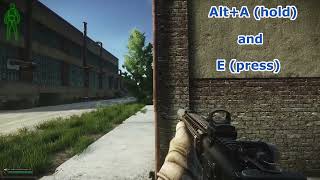 How to quick peek in Escape from Tarkov