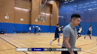 第五屆頂邦籃球聯賽 季後賽20221214 Wonders vs Fresher Q3