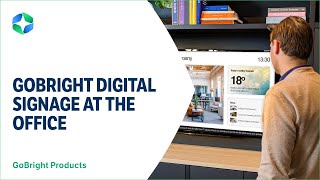 GoBright HOW TO: Use digital signage / narrowcasting at the office