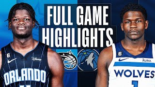 Minnesota Timberwolves vs. Orlando Magic Full Game Highlights | Feb 3 | 2022 NBA Season