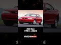 🚨 Ford Mustang Evolution // WhichCar.org #shorts #fordmustang