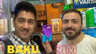 Baku Sim Card Price In Azerbahijan | Best And Cheap Sim Card | Money Exchange In Baku #baku #simcard