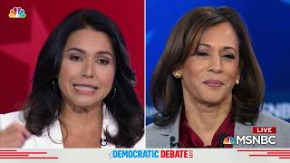 Tulsi Gabbard Goes After Democratic Party in Debate With Kamala Harris | NBC New York