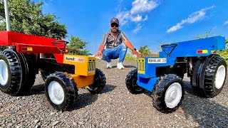 2 Big Tractor Model Unboxing | HMT 3522 \u0026 New Holland 3630 | 4WD Farming Die Cast Equipment |