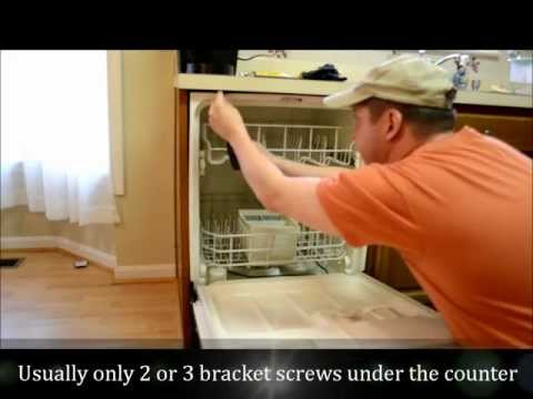 How To Remove & Replace A Dishwasher, Part I, Removal How To Remove & Replace A Dishwasher, Part I, Removal