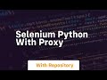 selenium python with proxy