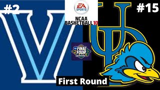 #2 Villanova vs #15 Delaware - NCAA Basketball 10 Simulation!