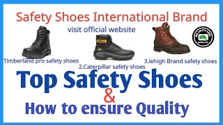 Top Safety Shoes Brands || Best safety shoes || Best Quality safety shoes