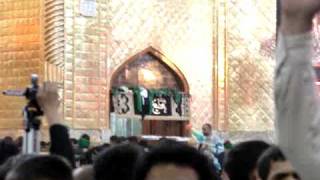 Roza Mola Abbas (A.S.) inside Haram Arbaeen 2009 Video2