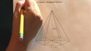 How to find the Surface Area of a Hexagonal Pyramid