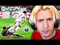 xQc RAGES Playing EA Sports FC 24