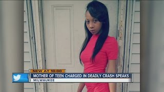 Mother of teen charged in deadly crash speaks out