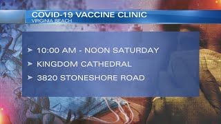 VB Health Department hosts free COVID-19 vaccination clinic Sept. 17