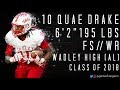 #10 Quae Drake / FS,WR / Wadley High (AL) Class of 2018