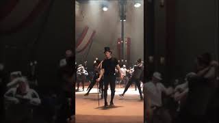 Zac Efron On Set Of The Greatest Showman “Greatest Show Rehearsals”