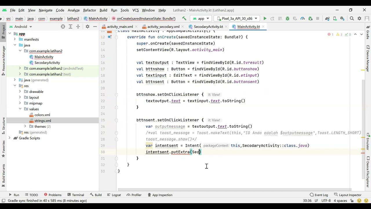 Pemrograman Visual Intent Youtube