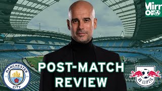 Manchester City 3-2 RB Leipzig | Pep Guardiola post-match press conference | "WE GOT LUCKY"