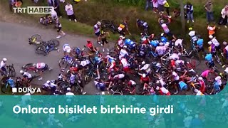 Fransa Bisiklet Turu'nda kaza