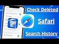 How to Check Deleted Safari History on iPhone