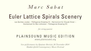 Marc Sabat : Euler Lattice Spirals Scenery (2011)