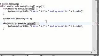 JAVA Programming Tutorial The EnumSet class
