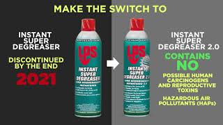 Upgrade to Instant Super Degreaser 2.0 an nPB degreaser