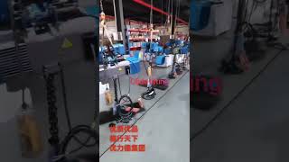 Customized blue-gray DR square electric chain hoist. New style, M5 grade, more safe and efficient.