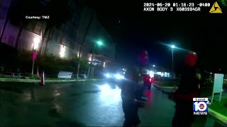 Body camera footage showing Miami arrest of Travis Scott released